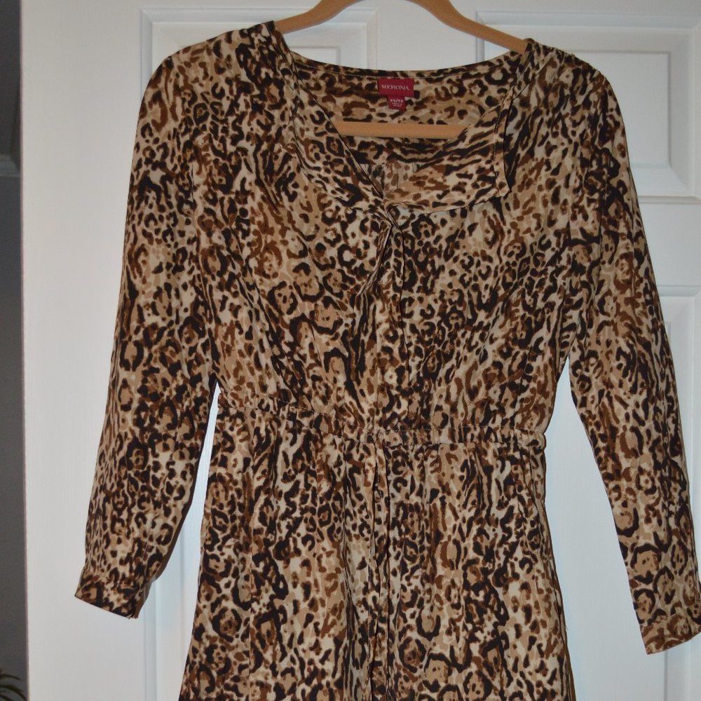 Cheetah Print Dress